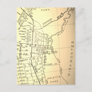 Demi-Moon Bay, CA Carte Vintage