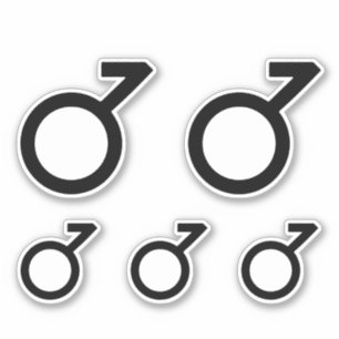 Demiboy-Geschlechtssymbol Aufkleber