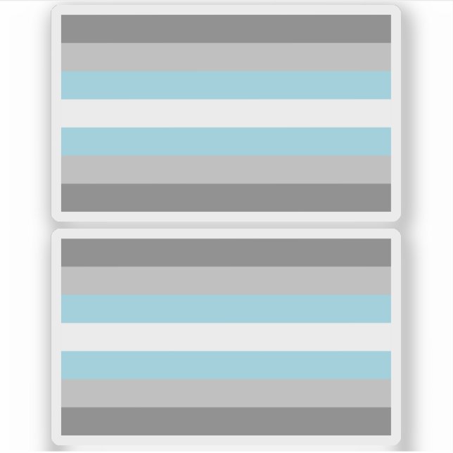 Demiboy Pride Aufkleber (Vorderseite)