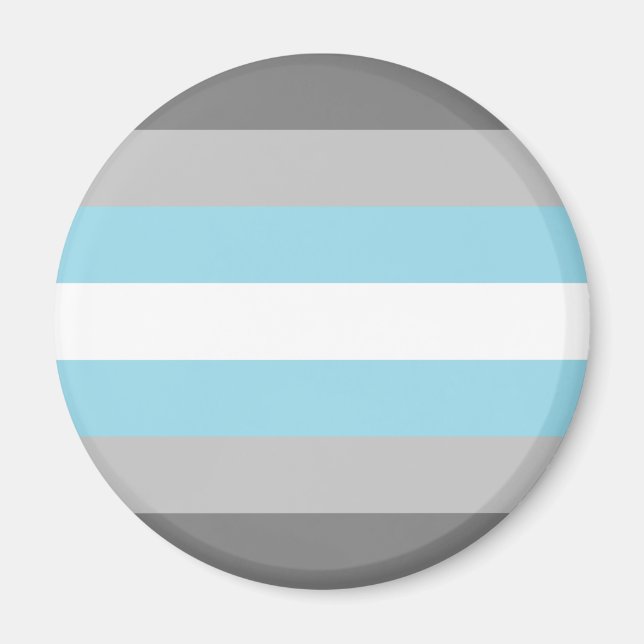 Demiboy Pride Flag Magnet (Vorne)