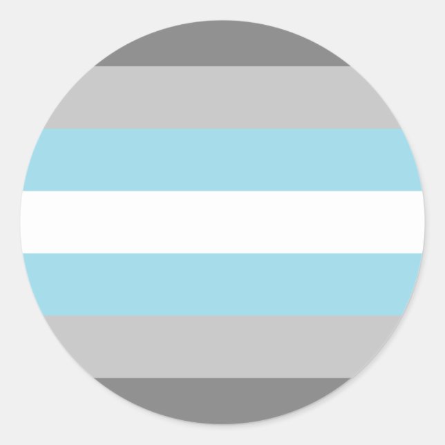 Demiboy Pride Flag Runder Aufkleber (Vorderseite)