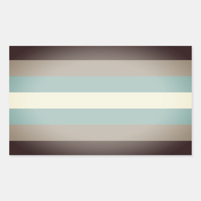 Demiboy Pride Rechteckiger Aufkleber (Vorderseite)