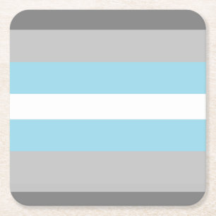 Demiboy Rechteckiger Pappuntersetzer