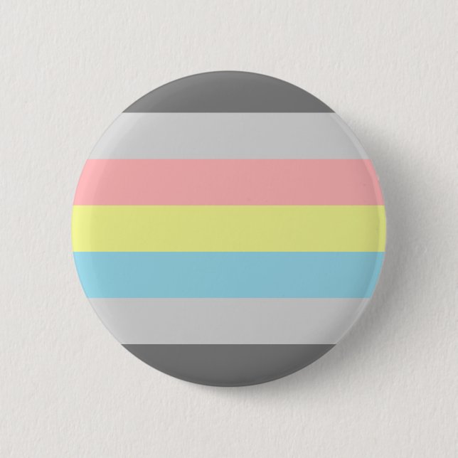 Demiflux Pride  Button (Vorderseite)