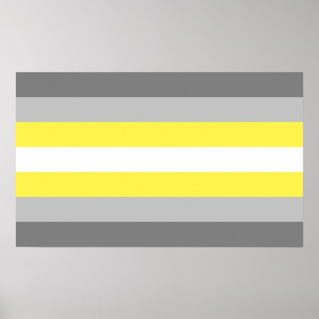 Demigender Pride Poster (Vorne)