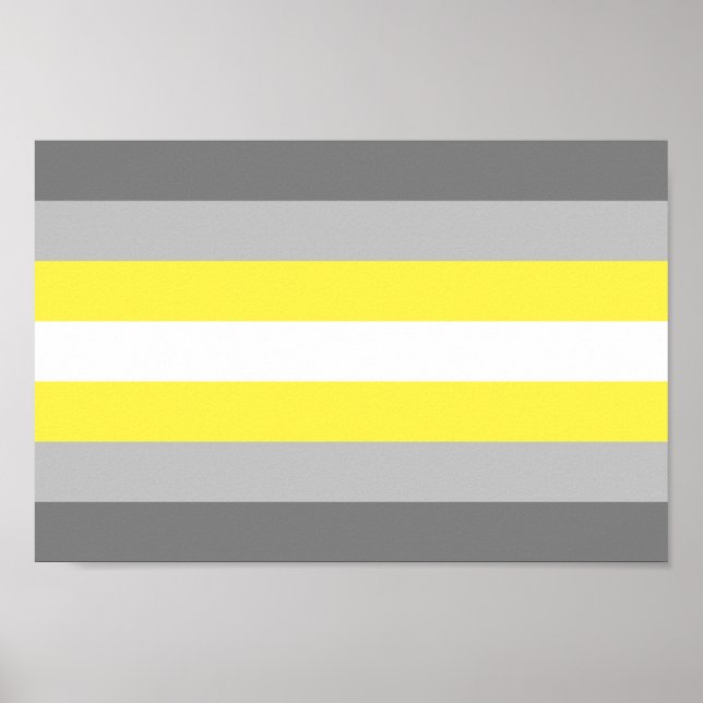 Demigender Pride Poster (Vorne)