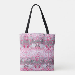 Demigirl Dragon Damask - Stilvolle Flag-Farben Tasche