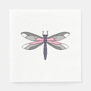 Demigirl Dragonfly Demigirl Pride Serviette