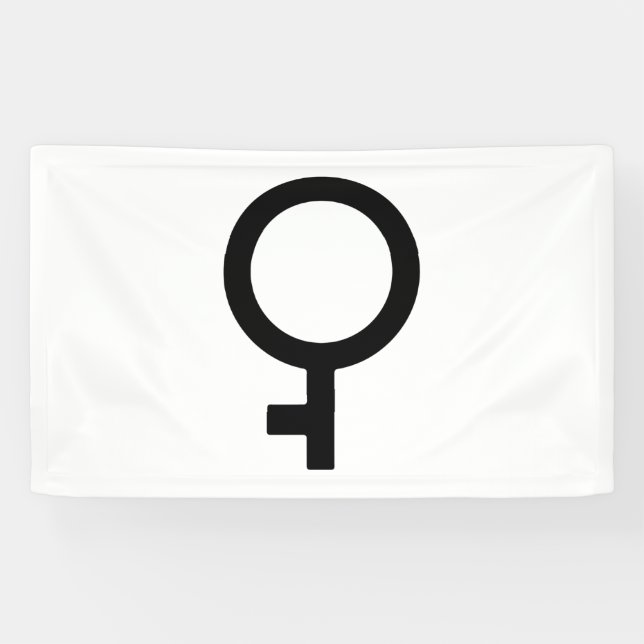 Demigirl Gender Symbol Banner (Horizontal)