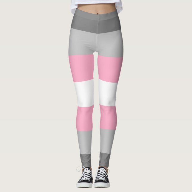 Demigirl Pride Leggings (Vorderseite)