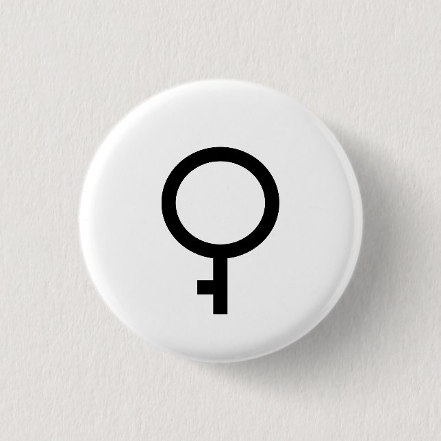Demigirl-Symbol Button (Vorderseite)