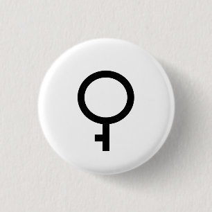 Demigirl-Symbol Button