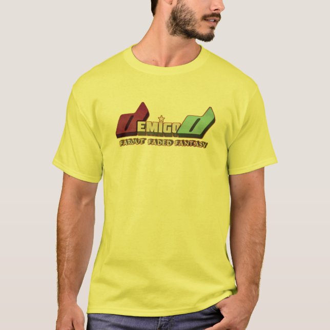 Demigod Farout verblasste Fantasie T-Shirt (Vorderseite)