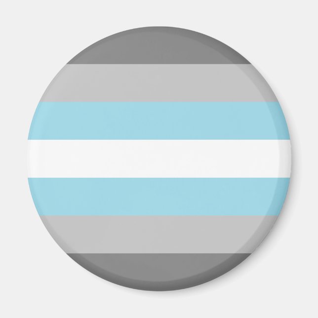 Demiguy Flag LGBT Magnet (Vorne)