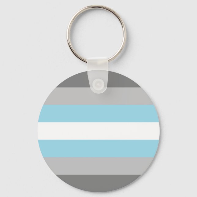 Demiguy Flag LGBT Schlüsselanhänger (Vorderseite)