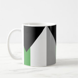 Demiromantische Pride-Flagge Kaffeetasse