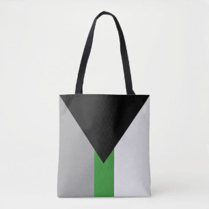 Demiromantische Pride-Flagge Tasche