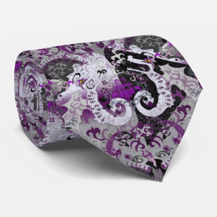Demisexual Dragon Damask - Stolperfarben Krawatte