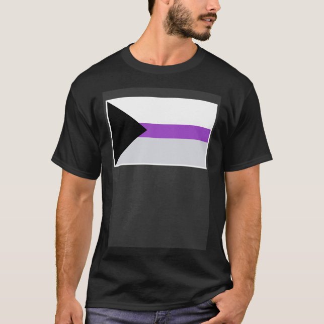 Demisexual Flag Demisexual Pride Flag T-Shirt (Vorderseite)
