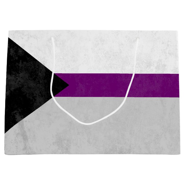 Demisexual Große Geschenktüte (Vorderseite)