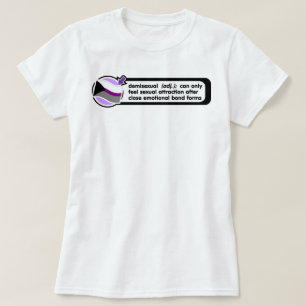 Demisexual Pop-Oben Definitions-Shirt T-Shirt