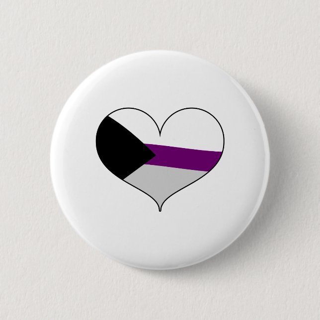 Demisexual Pride Button (Vorderseite)