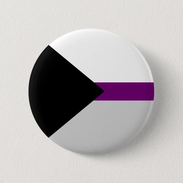 Demisexual Pride Flag LGBT Pride Button (Vorderseite)