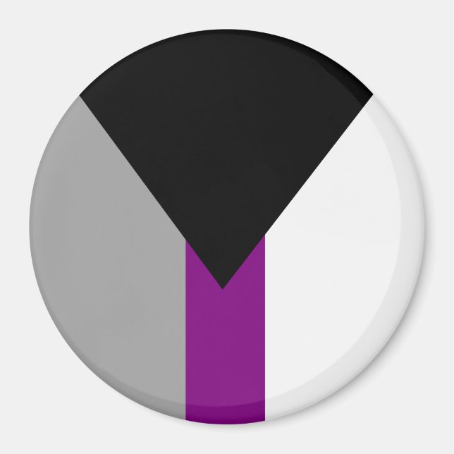 Demisexual-Pride-Flag Magnet (Vorne)