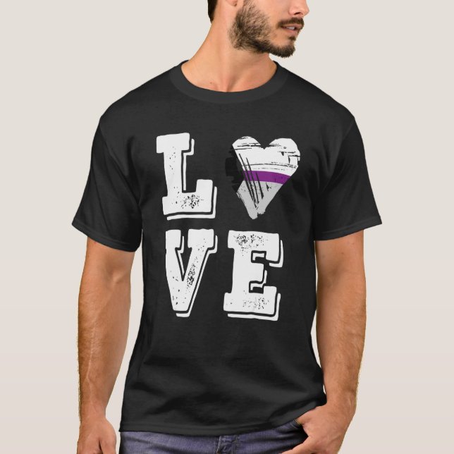 Demisexual Prilag Liebe Demisexual T-Shirt (Vorderseite)