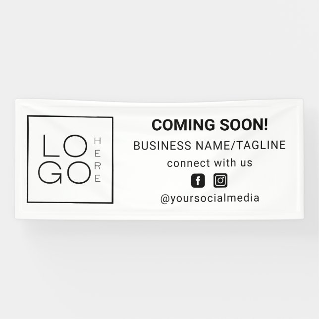Demnächst erscheint das Social Media & Square Busi Banner (Horizontal)