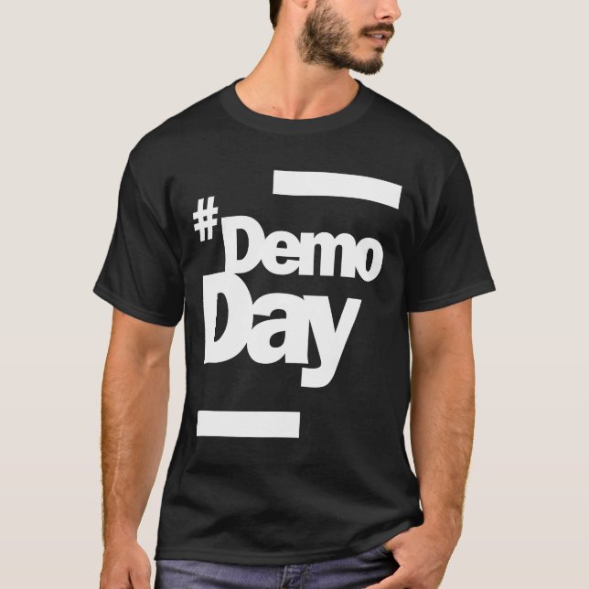 Demo Day - Hashtag Demoday T-Shirt (Vorderseite)