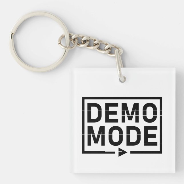 Demo-Modus Audio V1 Schlüsselanhänger (Vorderseite)
