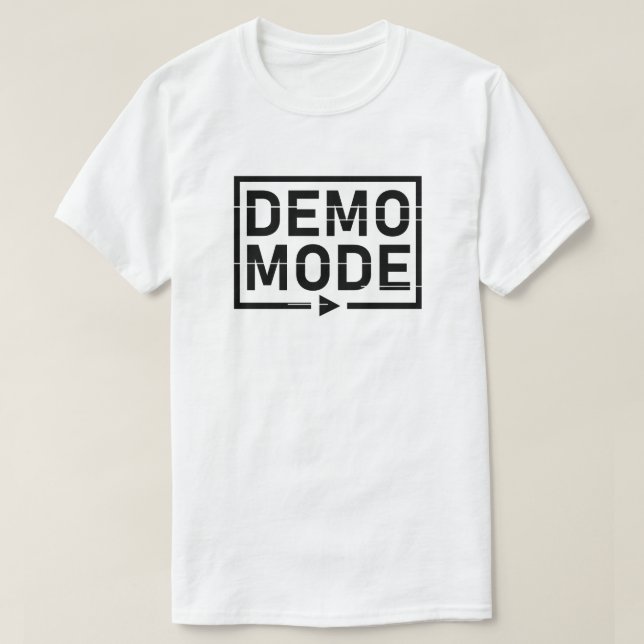 Demo-Modus Audio V1 T-Shirt (Design vorne)