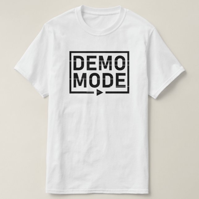 Demo-Modus Audio V1 T-Shirt (Design vorne)