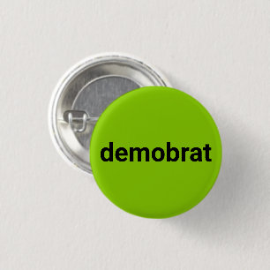 Demobrat moderne Typografie schwarzen Kalkgrün coo Button