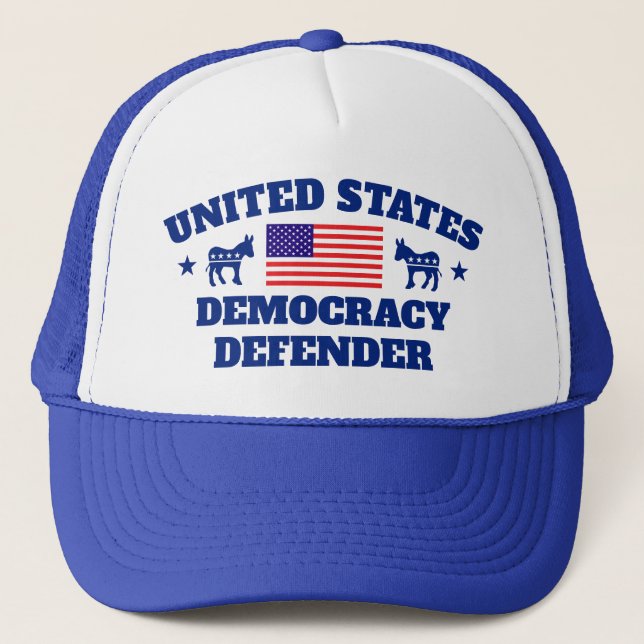 Democracy Defender©™ Trucker Hat Truckerkappe (Vorderseite)