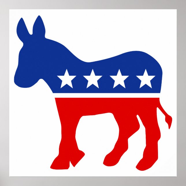 Democrat Donkey Poster (Vorne)