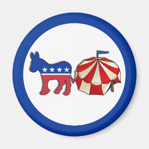 Démocrate Circus Donkey Magnet