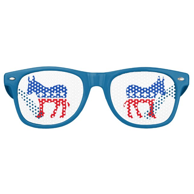 Démocrate Donkey Parti politique Retro Lunettes de (Devant)