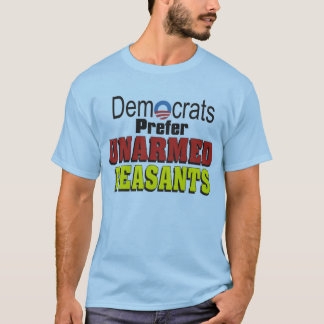 Démocrate préfèrent le T-shirt SANS ARMES de