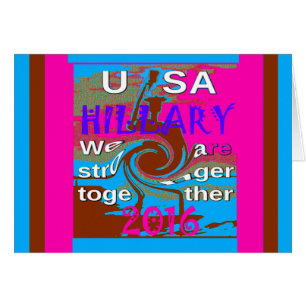 Démocrates Hillary Pour le président des États-Uni