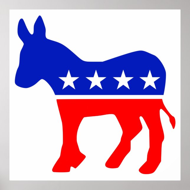 Democratic Party Political Emblem (Donkey) Poster (Vorne)