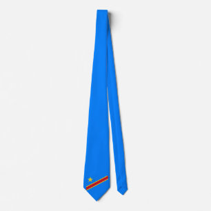 Democratic Republic of the Congo flag Neck Tie Krawatte