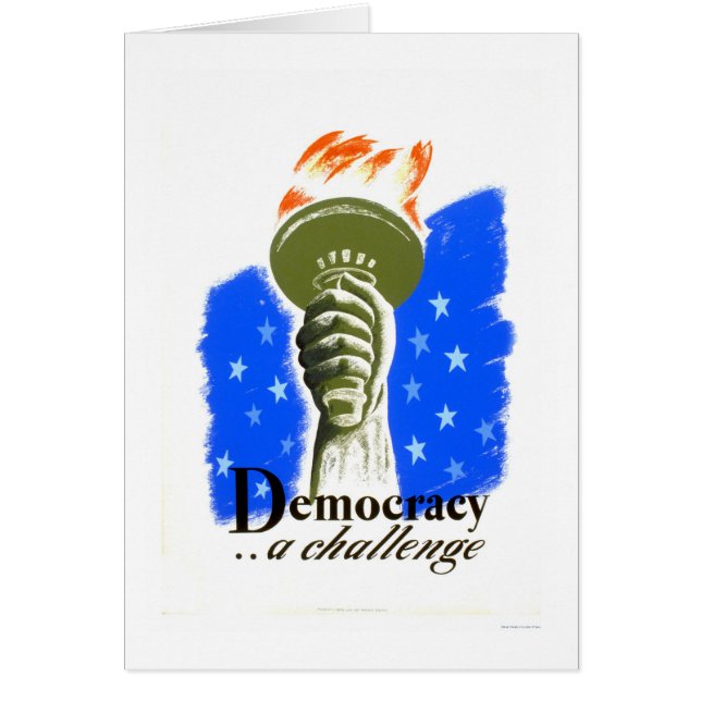 Démocratie un défi WPA 1940 (Devant)