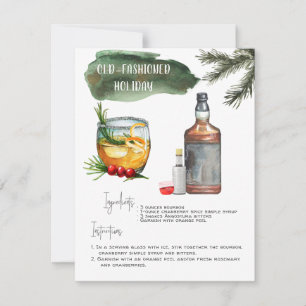 Démodé  Carte de recette Cocktail de vacances