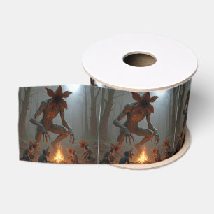 Demogorgon-Kreaturen um ein Lagerfeuer Ripsband