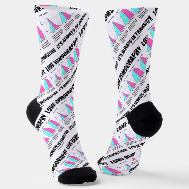Demografie der Liebe Es ist immer im Übergang Socken (Gewinkelt)