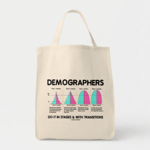Demographen tun es in den Bühnen u. mit Übergän Tragetasche