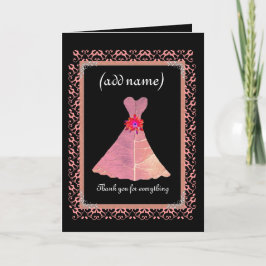 Demoiselle d'honneur Mariage Merci - Robe PÊCHE