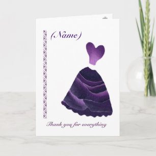 Demoiselle d'Honneur Mariage Merci - Robe VIOLETTE